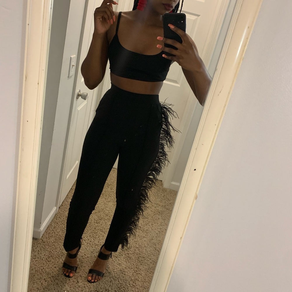 Fringe 2 piece set s,m x2, L. Total of 4 sets.